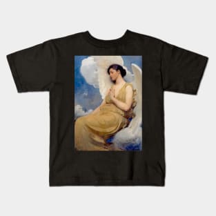 Winged Figure (1889) by Abbott Handerson Thayer. Kids T-Shirt